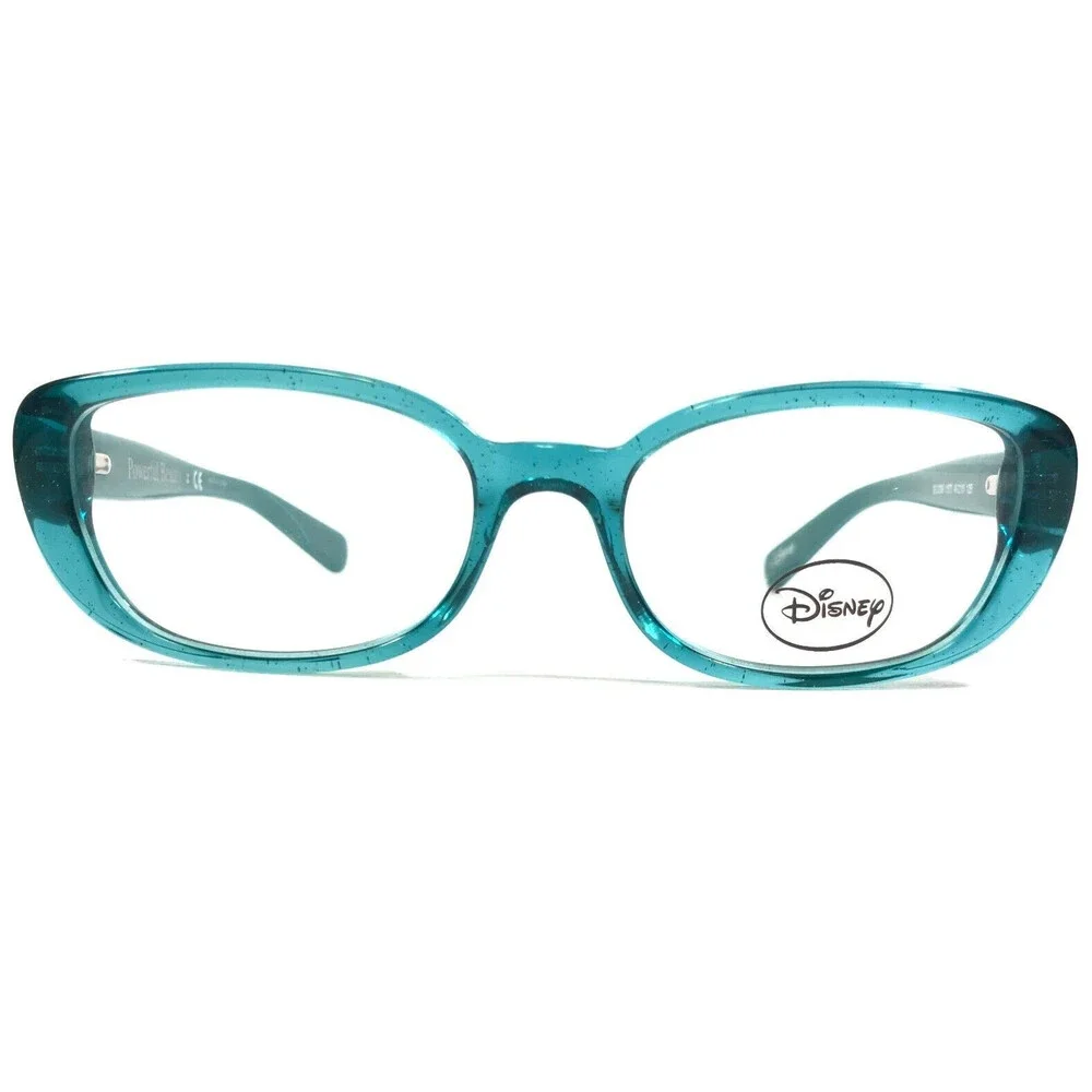 Disney Kids Eyeglasses Frames 3E 2006 1573 Clear Blue Cat Eye Frozen 46-15-125 - Picture 2 of 12